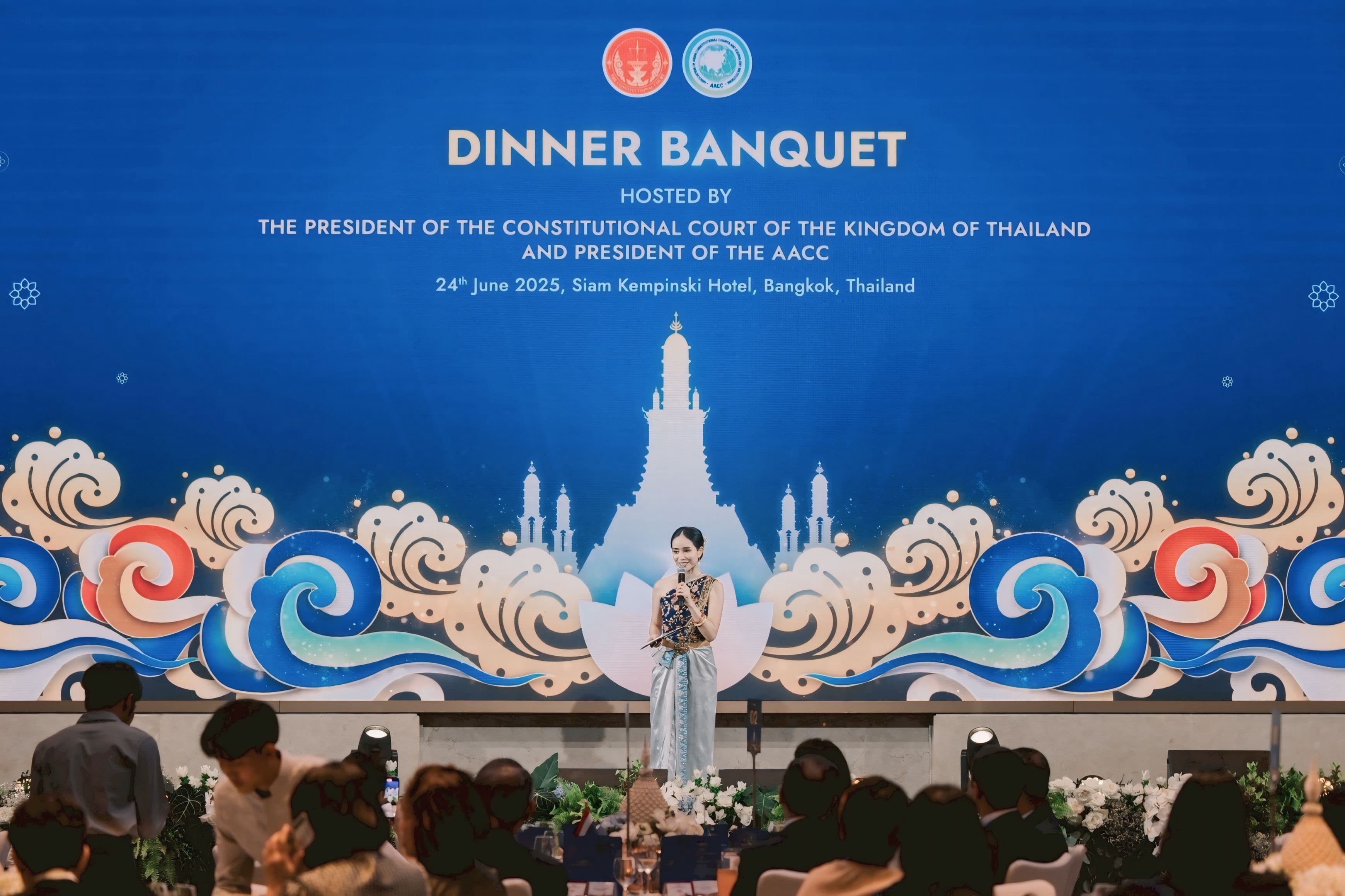 Dinner Banquet hosted by the President of the Constitutional Court of Thailand and AACC — Siam Kempinski